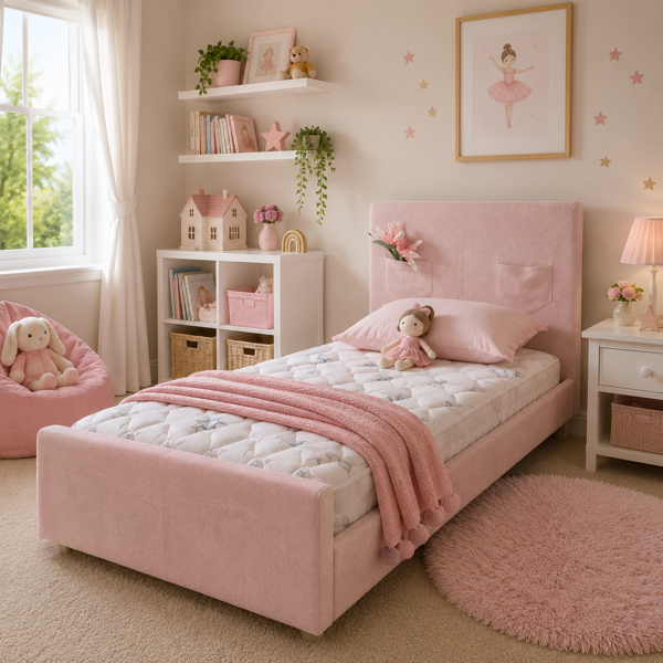 Bella Toddler Fabric Bed | Toddler/Single