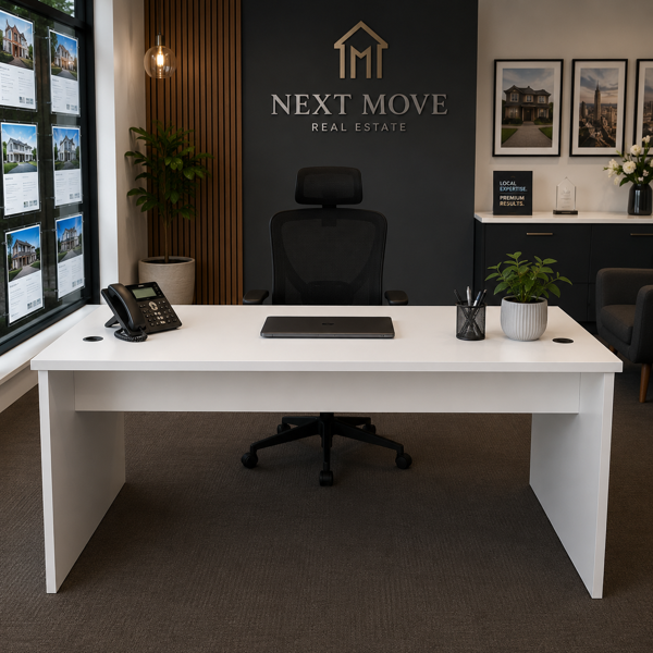 Blend White BW2 Desk  White