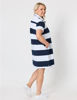 Riviera Polo Dress - Navy/White | Gordon Smith
