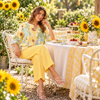 Sunflower Fields Top - Flower Print  Holmes & Fallon