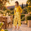 Canvas Jacket with Multi Panels – Yellow | Holmes & Fallon 💛