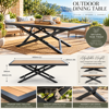 Everly Adjustable Table | Teak/Aluminium